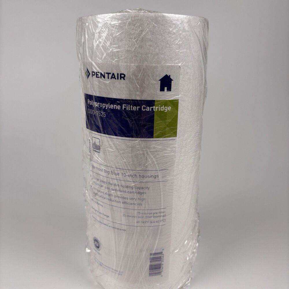 Pentair DGD-7525 10" x 4.5" Dual Gradient 75/25 Micron Sediment Filter